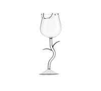 ZJchao Bicchiere da Vino Capovolto, Bicchiere da Vino Rosa da Rosa da Cocktail in Vetro Borosilicato da Cocktail con Questo Splendido da Che Funge Anche da Opera d'arte per Migliorare (#2)