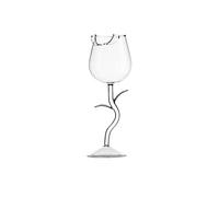 ZJchao Bicchiere da Vino Capovolto, Bicchiere da Vino Rosato da Rosa da Rosato da Cocktail in Vetro Borosilicato con Questo Splendido da Che Funge Anche da Opera d'arte per Migliorare il Tuo (#1)