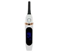 ZJchao Bigodino per Ciglia Riscaldate, Display Digitale Ricaricabile per Ciglia Elettriche Portatile a Lungo Durata con Curve Aggiornate per le Donne (WHITE)