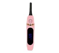 ZJchao Bigodino per Ciglia Riscaldate, Display Digitale Ricaricabile per Ciglia Elettriche Portatile a Lungo Durata con Curve Aggiornate per le Donne (PINK)
