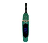 ZJchao Bigodino per Ciglia Riscaldate, Display Digitale Ricaricabile per Ciglia Elettriche Portatile a Lungo Durata con Curve Aggiornate per le Donne (GREEN)