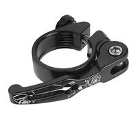 ZJchao Bike Sedili per Sedili, Morsetto per Sedili da 31,8 Mm per Bici, Sedili Dopo Morsetto in Lega di Alluminio per la Bici di Rilascio Rapido per Bici (Black)