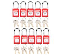 ZJchao Blocco Blocco Isolamento Ingegneria Industriale in Nylon per Energia Chimica, 10 Set 38 Mm (rosso)