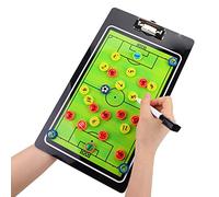ZJchao Board di Strategia di Calcio Magnetico, Accessori per L'allenatore di Calcio Equipaggiamento di Coaching Soccer Cashboard con Magneti e Pennarello, per L'insegnamento e il Piano