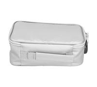 ZJchao Borsa per Documenti a Prova di Fuoco, Scatola di Documenti Ignifuga con Blocco Piccolo Piccola Borsa per Documenti Ignifugo per Viaggi per l'ufficio di Casa (SILVER)