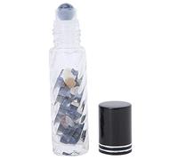 ZJchao Bottiglie a Rulli di Olio Essenziale Rotolare su Bottiglie Bottiglie a Sfere a Sfere a Rulli Essenziali 10 Ml di Protezione UV a Prova di Perdita (Bottiglia di ghiaia a sfera blu)