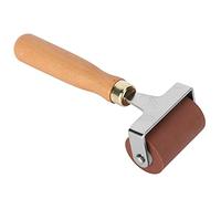 ZJchao Brayer Roller Rullino Brayer Rullo in Gomma Elastica Morbida, Flessibile e Robusta per Incisioni, Scrapbooking e Artigianato (Gomma + legno composito 3)