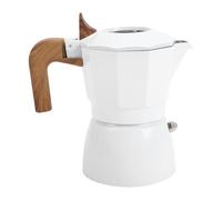 ZJchao Caffettiera da Piano Cottura, da 2 Tazze in Lega di Alluminio Vintage con Doppie Valvole, per un Ricco e Birra Fatta in Casa (100 ml)