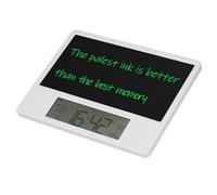 ZJchao Calendario Elettronico, Lavagna LCD con Blocco Note e Orologio Digitale, Blocco per la Scrittura a Mano per Ufficio Domestico e Viaggi