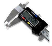 ZJchao Calibro a calibro, calibro digitale, micrometro scorrevole 200 mm, calibro impermeabile con display LCD, per misurazione domestica e industriale
