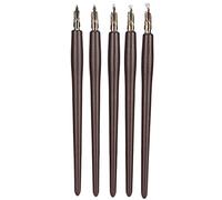ZJchao Caligrafia Penna, Manico in Legno Dip Pen Home Office Art Painting Calligraphy Pen Set con Penna di Immersione Inchiostro di Immersione per Scrivere Scazzo di Firma di Pittura (#2)