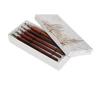 ZJchao Caligrafia Penna, Manico in Legno Dip Pen Home Office Art Painting Calligraphy Pen Set con Penna di Immersione Inchiostro di Immersione per Scrivere Scazzo di Firma di Pittura (#1)