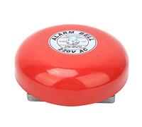 ZJchao Campanello d'Allarme Industriale Rosso da 150 Mm 95 DB per Edifici e Ascensori, di Allarme di Sicurezza AC220V 60 MA