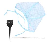 ZJchao Cappellino per Highlighter, Gorro Para Hacer Rayitos En El Cabello Viene Fornito con Pennello per Tintura per Capelli, Uncinetto Set di Cappelli per Highlighter Berretto per Riutilizzabile