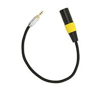 ZJchao Cavi XLR, Cavo per Microfono Cavo da 3,5 Mm Maschio a XLR, Adattatore Silenzioso da 3,5 Mm a Pin Placcato Oro per Mixer Microfono Wireless