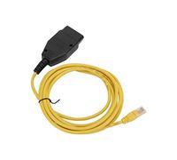 ZJchao Cavo OBD2, Cavo di Codifica Enet Giallo OBD2 Diagnostico con Sostituzione CD di Programmazione di Interfaccia Enet per F Serie 3 Serie 5 7 GT X3