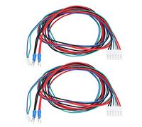 ZJchao Cavo per Letto Riscaldato da 2 Pezzi, Cavo di Aggiornato per Alimentatore per Letto Caldo per Stampante 3D, con Cavi Negativi Positivi Aggiuntivi, per A8 A6 A8 PLUS E16