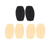 ZJchao Cingcio di Reggiseno in Silicone, Cuscini per Spalle Non Slip, Colore della Pelle e Nero, Progettati con Comfort e Supporto