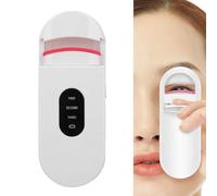 ZJchao Cintegri per Ciglia Riscaldate USB Carica USB Compatto Portatile Portable Electric Electric Ciglia di Ciglia per il Trucco Viaggi di Viaggio Viaggi Business Trips ABS 500Mah Li (WHITE)