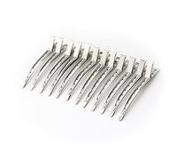 ZJchao Clamp/Holder di Sezionamento per Capelli in Acciaio Inossidabile 12 Pezzi per uno Styling Professionale Design a Punta Rotonda per la Divisione e l'organizzazione Salon