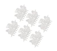 ZJchao Clamp/Holder per Capelli Chiari, Clamp/Holder per Capelli Chiari per Donne Trasparenti Prevenire Slip Forte Tieni Eleganti Morsetti per in Plastica 12pcs Artiglio per Piccoli per Donne Ragazze