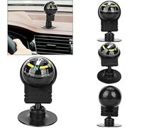 ZJchao Compass del Gruppo per Auto - Carbottolo per Guida per Auto con Ventosa Portatile | Compass di Navigazione del Cruscotto per Camion per Roulotte per [bussola Ad Alta precisione]