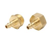 ZJchao Compressore d'Aria da 1/4" a Tubo da Giardino Adattatore Filettato da 3/4" Confezione Doppia per Uso in, Barca, e Roulotte da Viaggio