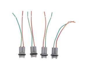 ZJchao Connettore Cablaggio Portalampada 4 Pezzi per Base Universale Auto Camion SUV
