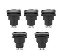 ZJchao Connettori Xlr, 5 Pcs 3pin Xlr Impermeabile con Telaio Femminile Spina Audio Socket Pannello Femmina Telaio a Basso Profilo Piastra Murale per Connettore Microfono di Alimentazione