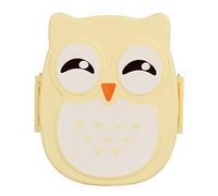 ZJchao Contenitore Lunch Box per Bambini, Gufo, Da Picnic, 1050 Ml Giallo Portamerenda Bambina Scuola Porta Merenda Bambina Pranzo Bambino
