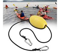 ZJchao Corda di Ancoraggio per Kayak, Cima di Traino per Ancora, Guinzaglio per Kayak con Clip in Acciaio Inossidabile Corda in Nylon Boa in Eva per Accessori per Barche