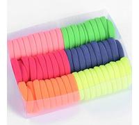 ZJchao Corde per Capelli, Supporti per Coda di Cavallo Ad Alta elasticità per Donne e Bambini, 8 Tipi in 1 Scatola, con più Colori per Diverse Acconciature (60 trombe)