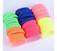 ZJchao Corde per Capelli, Supporti per Coda di Cavallo Ad Alta elasticità per Donne e Bambini, 8 Tipi in 1 Scatola, con più Colori per Diverse Acconciature (40 stanze)