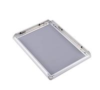 ZJchao Cornice a Scatto, Cornice a Scatto in Alluminio A4 Portafoto Parete Porta Poster Supporti per Clamp/Holder Display per Bacheche Parete