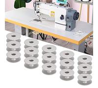 ZJchao Cucire Bobine Spoline 100 Pezzi Bobine in Metallo per Macchine da Cucire Piatte e da Ricamo - Accessori di Ricambio di Alta qualità per Prestazioni di Cucito Migliorate (alluminio)