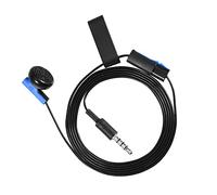 ZJchao Cuffia Originale per [Modello Aggiornato 2024] Auricolare da Gioco da 3,5 Mm per Controller - Design Mono con Microfono Incorporato, vestibilità Ergonomica In-ear, Accenti Blu e per il Gioco