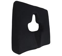 ZJchao Cuscino ortopedico, anti-decubito, in gel ortopedico antiscivolo e memory foam, per dolori al coccige, cuscino in memory foam, per aumentare il comfort di seduta (nero)