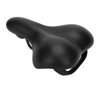 ZJchao Cuscino per Sedili per Biciclette, Sedile a Sella in Bicicletta Accessori per Biciclette per Biciclette per Biciclette in Pelle Bumper Ergonomico per Bici per Bici. (Black)