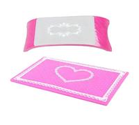 ZJchao Cuscino Poggiamano in Silicone Cuscino per Nail Art Tavolo Bracciolo Polso Pad Salone per Manicure Staccabile Design Antiscivolo Lavabile Pieghevole (Set cuscino e cuscino per le rosa rosso)