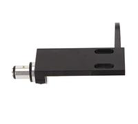 ZJchao Custodia per Cartucce per Giradischi, Porta Cartucce per Fonografo Porta Stilo in Metallo Standard Universale in Metallo con 4 Cavi di Collegamento e 2 Coppie di Viti