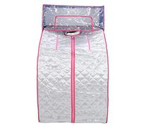 ZJchao Design Isolante a 5 Strati, Tessuto a Vapore Portatile a Vapore Portata a Vapore Tenda Sauna Pieghevole, Sedia a Scatola Sauna a Cornice Rimovibile Inclusa con Cappuccio