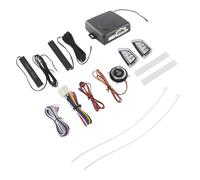 ZJchao di Allarme per Auto Universale DC12V con Telecomando Intelligente e Accesso Senza Chiave con un Solo Pulsante Maggiore Sicurezza del Veicolo (Senza Bluetooth)