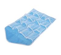 ZJchao Dietro lo Stoccaggio della Porta, Sopra la Porta da Scarpe in Poliestere per Ripiani Appesi con 16 Tasche per la Borsa il Soggiorno della Camera da Letto, 28.3x16.5in (BLUE)