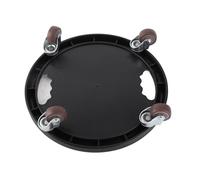 ZJchao Disco di Scorrimento, Disastro a Discesa per Il Cursore Ab Migliore Effetto, Plastica PU, Metallo per Cursore del Nucleo del Tappo per Core, Portatile, Palestra (Black)