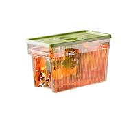 ZJchao Distributore di Acqua per Frigorifero, Distributore di Bevande per Frigorifero Bollitore Freddo di Grande capacità da 3 Litri con Rubinetto Contenitore per Succo per con Filtro e Porta di