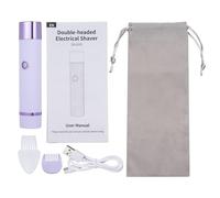 ZJchao Donne del Naso e del Corpo Timmer per Esigenze di Toelettatura Precisa e Rasatura della Pelle Liscia, Rasoio Elettrico Rosa e Viola Depilazione Accurata (PURPLE)