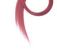 ZJchao Estensioni dei Capelli Colorati di Punta Dritta Nei Capelli Estensioni dei Capelli Sintetici Senza Soluzione di continuità per Feste Cosplay e Usano Quotidianamente la (PINK)