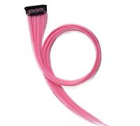 ZJchao Estensioni dei Capelli Colorati di Punta Dritta Nei Capelli Estensioni dei Capelli Sintetici Senza Soluzione di continuità per Feste Cosplay e Usano Quotidianamente la (rosso)