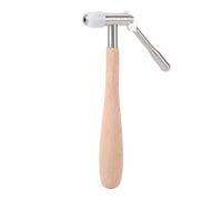 ZJchao Estrattore per Pignone Dell'orologio, Strumento Professionale per la Riparazione del Movimento Dell'orologio, con Manico in Legno di Faggio e Acciaio Inossidabile, per Ruote