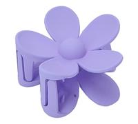 ZJchao Fermagli per Capelli Antiscivolo a Forma di Fiore, Design con Dente a Doppia Chiusura, Finitura Opaca, Tenuta per Tutti i di Capelli (viola chiaro)